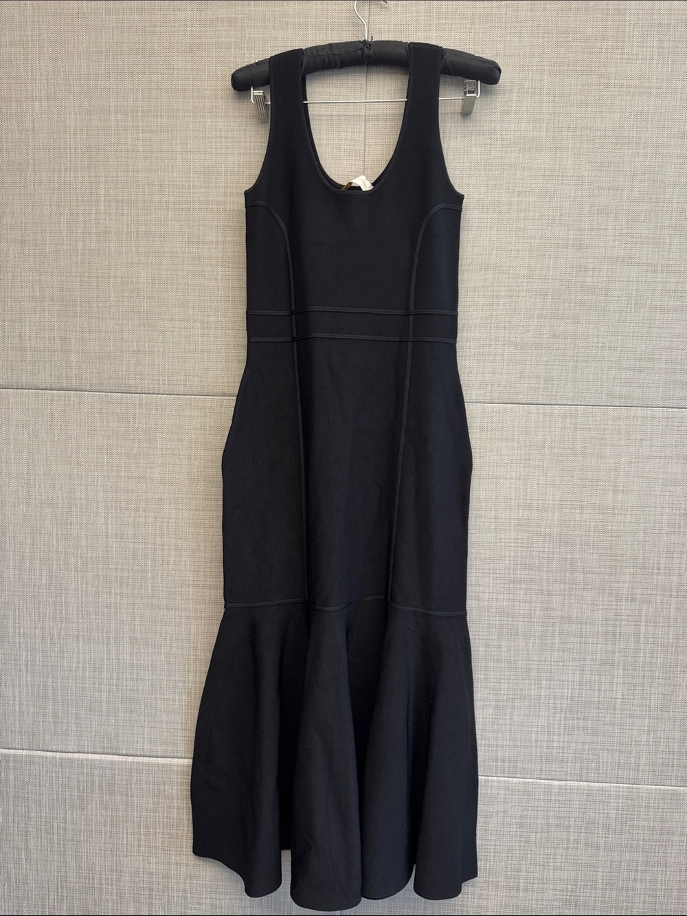 Zimmermann Black Hypnotic Sculptural Midi Dress with Tags